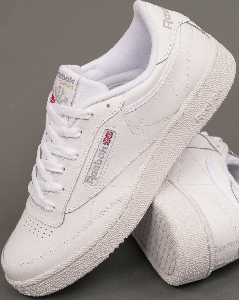 Reebok Club C 85 Trainers White/Sheer Grey