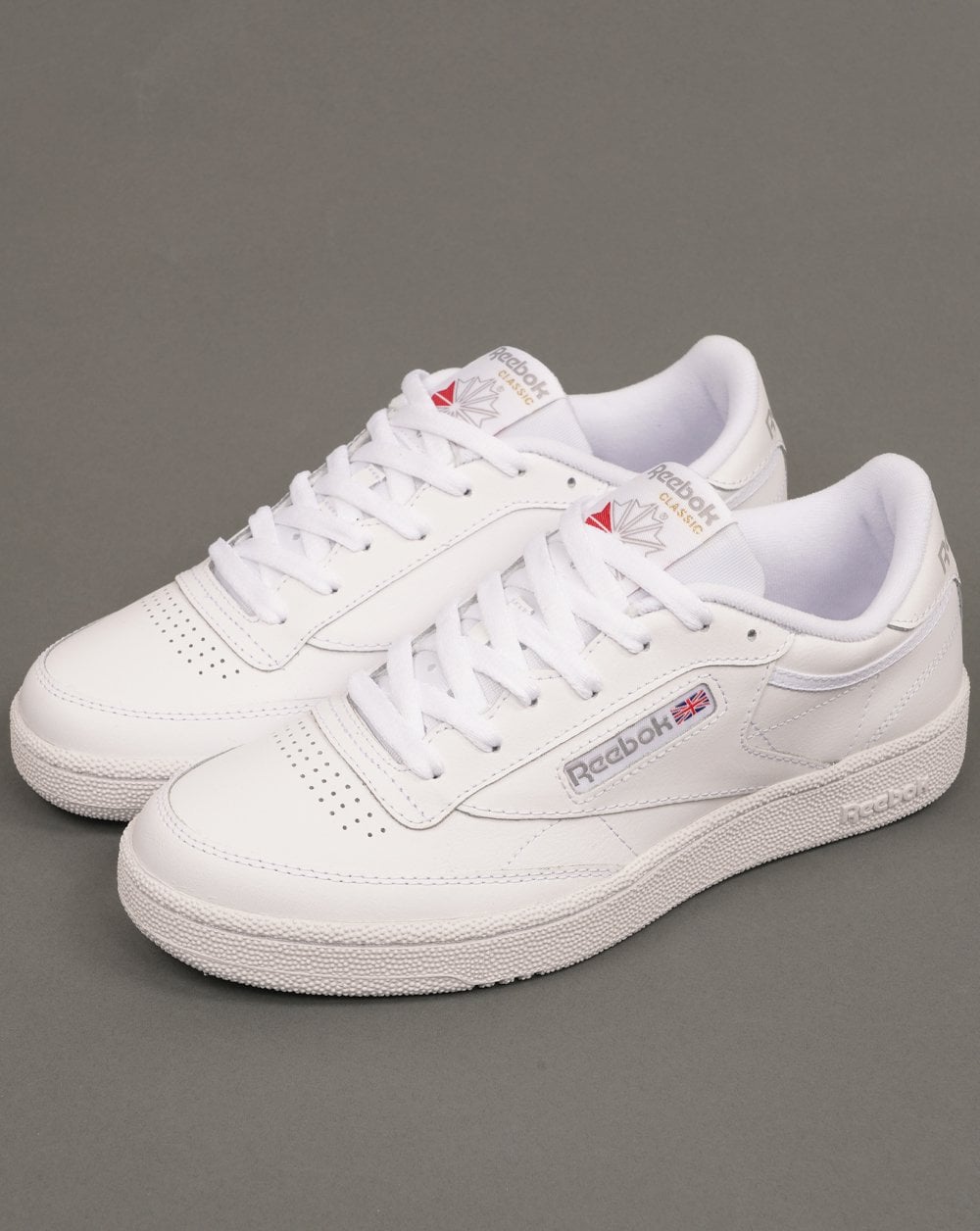 Reebok Club C 85 Trainers White/Sheer Grey