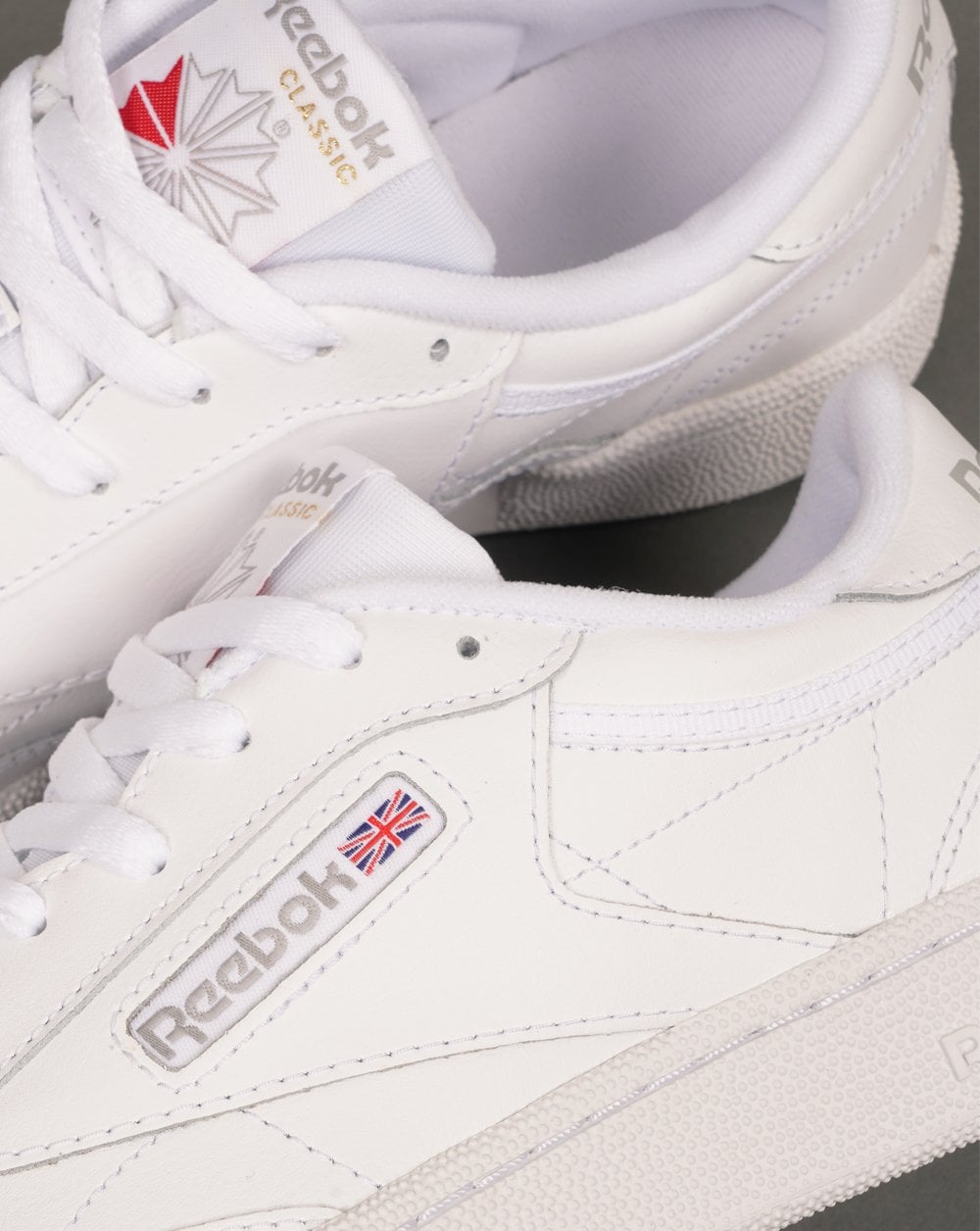 Reebok Club C 85 Trainers White/Sheer Grey
