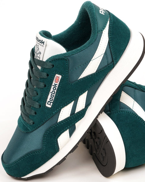 Reebok Classic Nylon Trainers Retro Teal Chalk