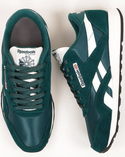 Reebok Classic Nylon Trainers Retro Teal Chalk