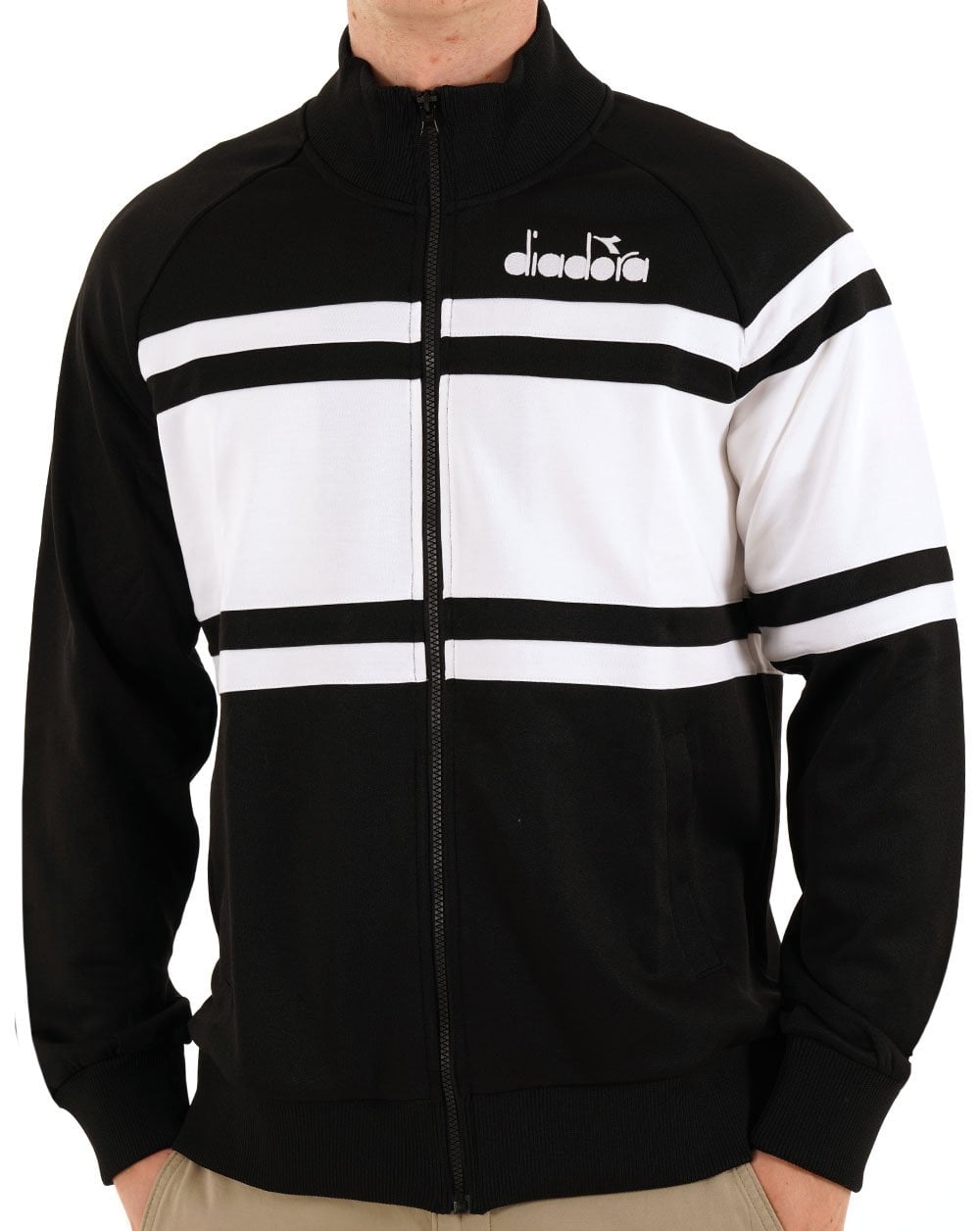 Diadora 80s Track Top Optical White/Black