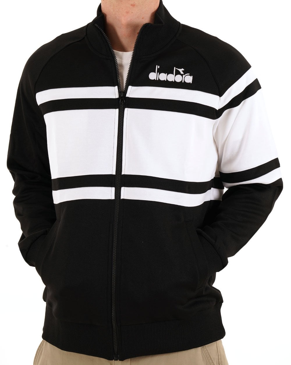 Diadora 80s Track Top Optical White/Black