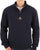Aquascutum Logo Quarter Zip Fleece Navy
