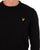 Lyle & Scott Cotton Merino Crew Jumper Jet Black