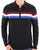 Trojan Stripe Zip Cardi Navy