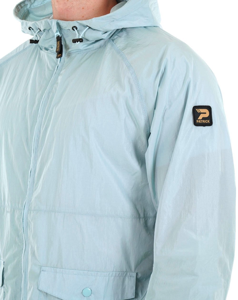 Patrick Chapman Shell Jacket Light Blue