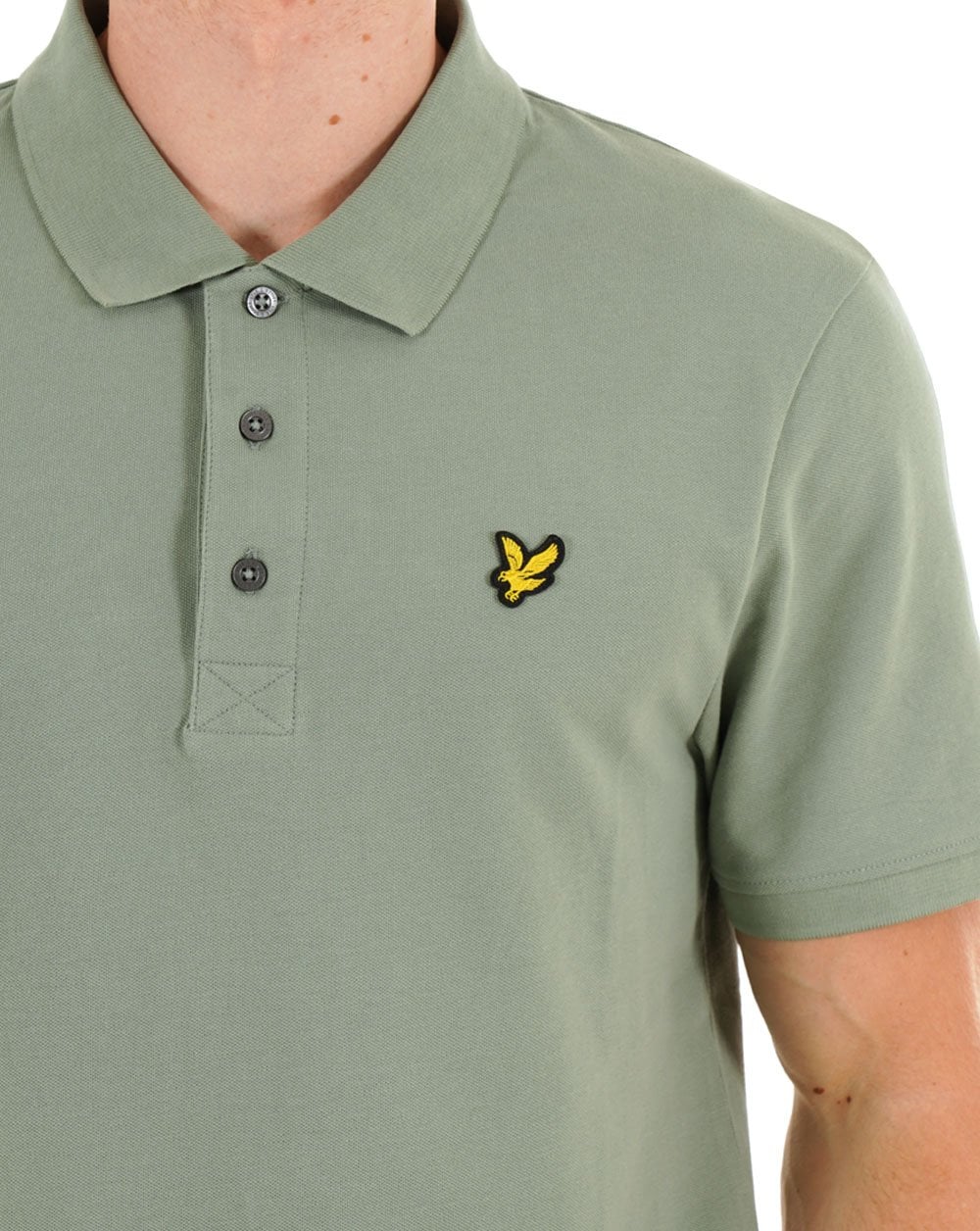 Lyle & Scott Plain Polo Shirt Cold Mint
