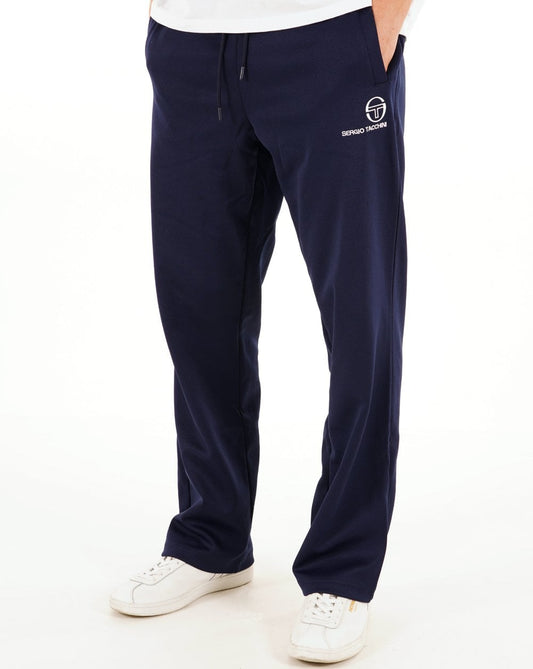 Sergio Tacchini Masters Straight Leg Track Pant Navy Blue
