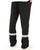 Sergio Tacchini Zip Bottom Track Pants Black/White