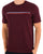 Ben Sherman Core Stripe Tee Dark Wine