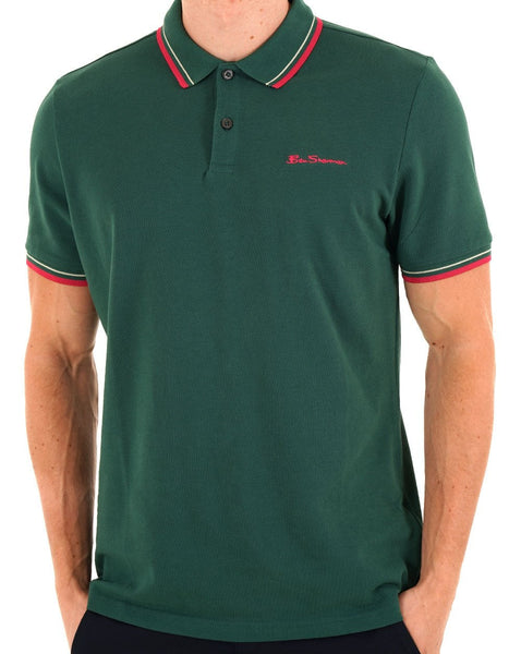 Ben Sherman Signature Pique Polo Dark Green