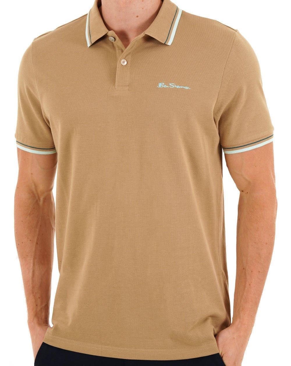 Ben Sherman Signature Pique Polo Sand