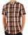Ben Sherman Block Check SS Shirt Dark Brown