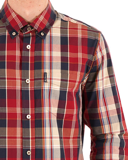 Ben Sherman Heritage Check Shirt Red
