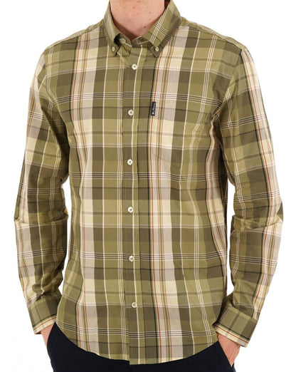 Ben Sherman Heritage Check Shirt Litchen Green