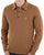 Gabicci Vintage Francesco Knitted Polo Nutmeg