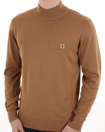 Gabicci Vintage Duke Turtle Neck Knit Nutmeg