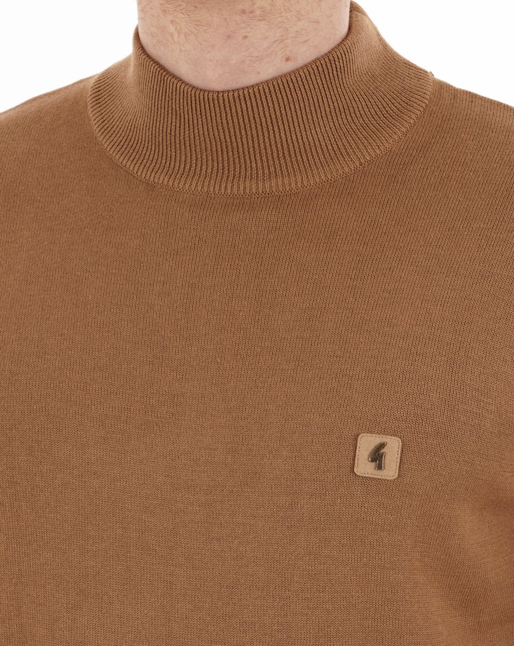 Gabicci Vintage Duke Turtle Neck Knit Nutmeg