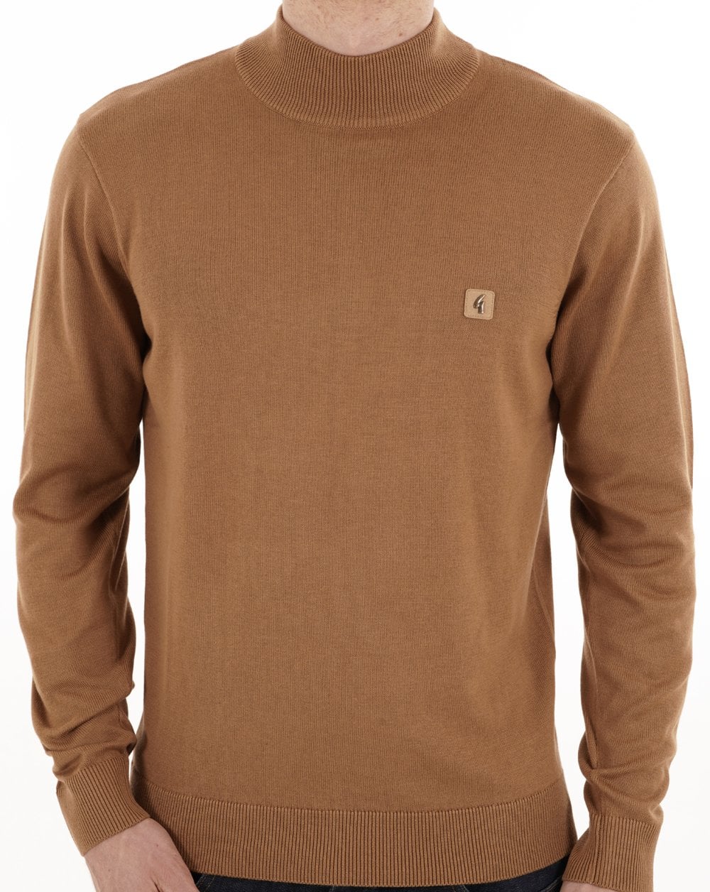Gabicci Vintage Duke Turtle Neck Knit Nutmeg