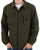 Peaceful Hooligan Hawthorn Overshirt Dark Khaki