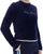 Sergio Tacchini Helena Brushed Crew Jumper Navy Blue