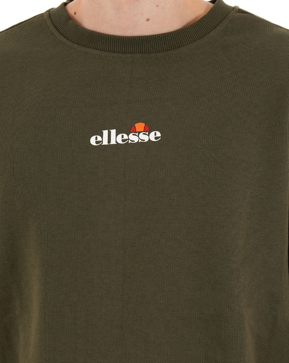 Ellesse Chest Logo Sweatshirt Khaki