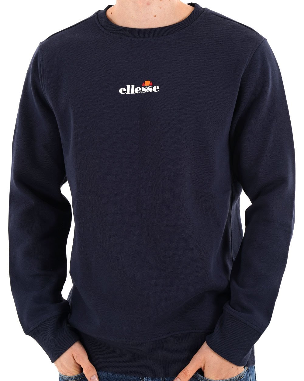 Ellesse Chest Logo Sweatshirt Navy