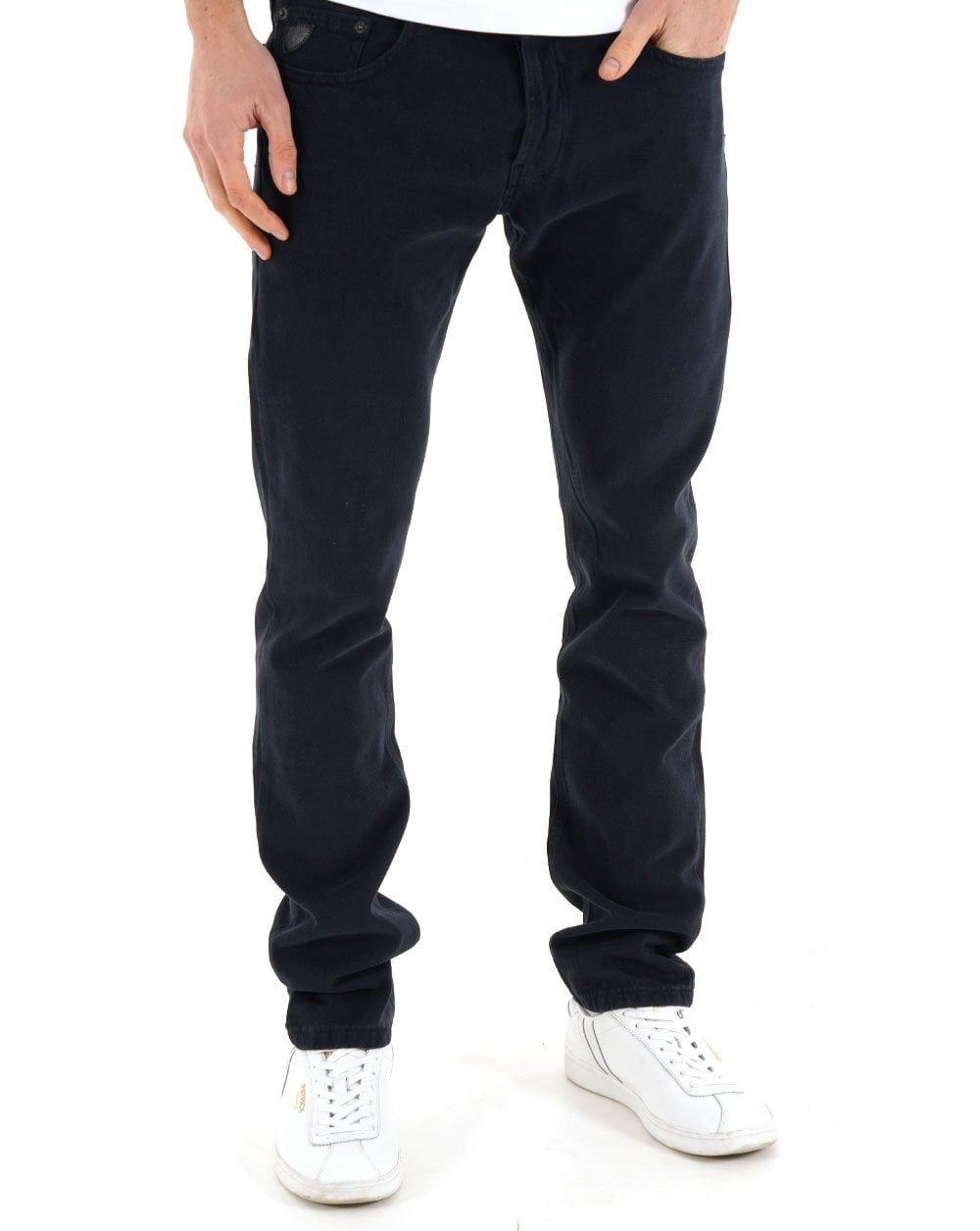 Lois Terrace Brushed Moleskin Trousers Navy