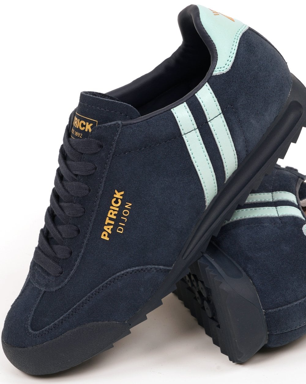Patrick Dijon Trainers Navy/Sky Blue