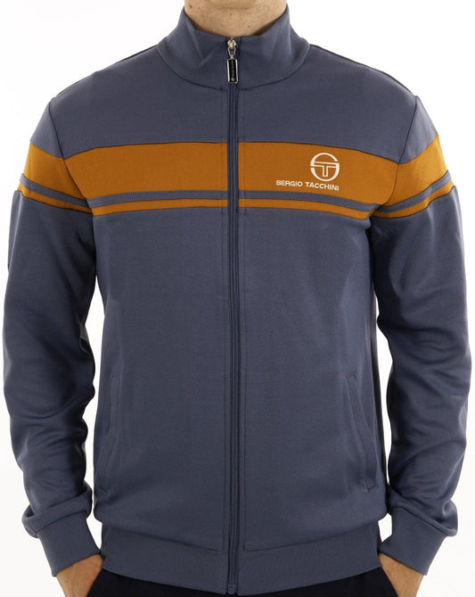 Sergio Tacchini Masters Track Top Vintage Indigo / Spice
