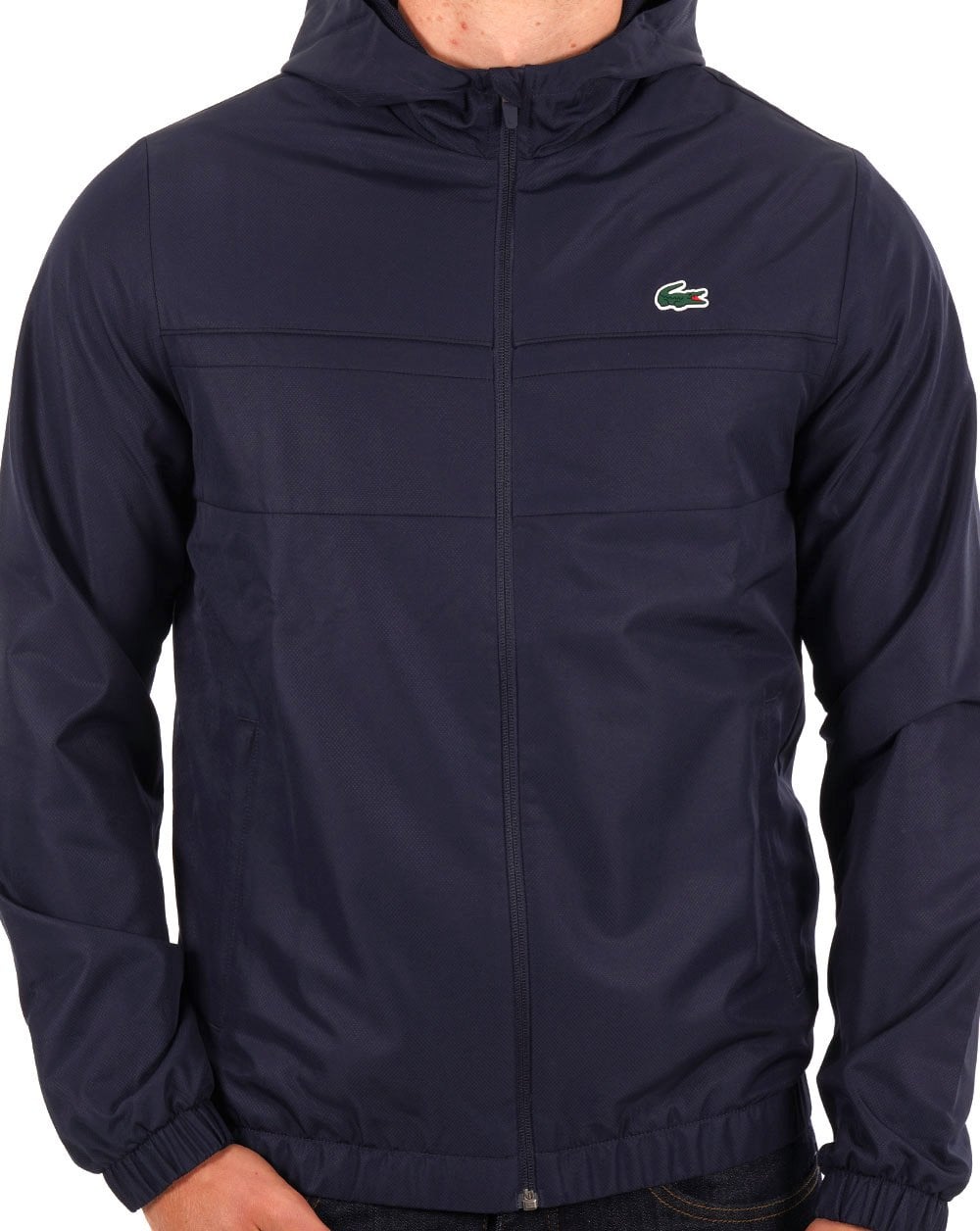 Lacoste Sport Hooded Jacket Navy