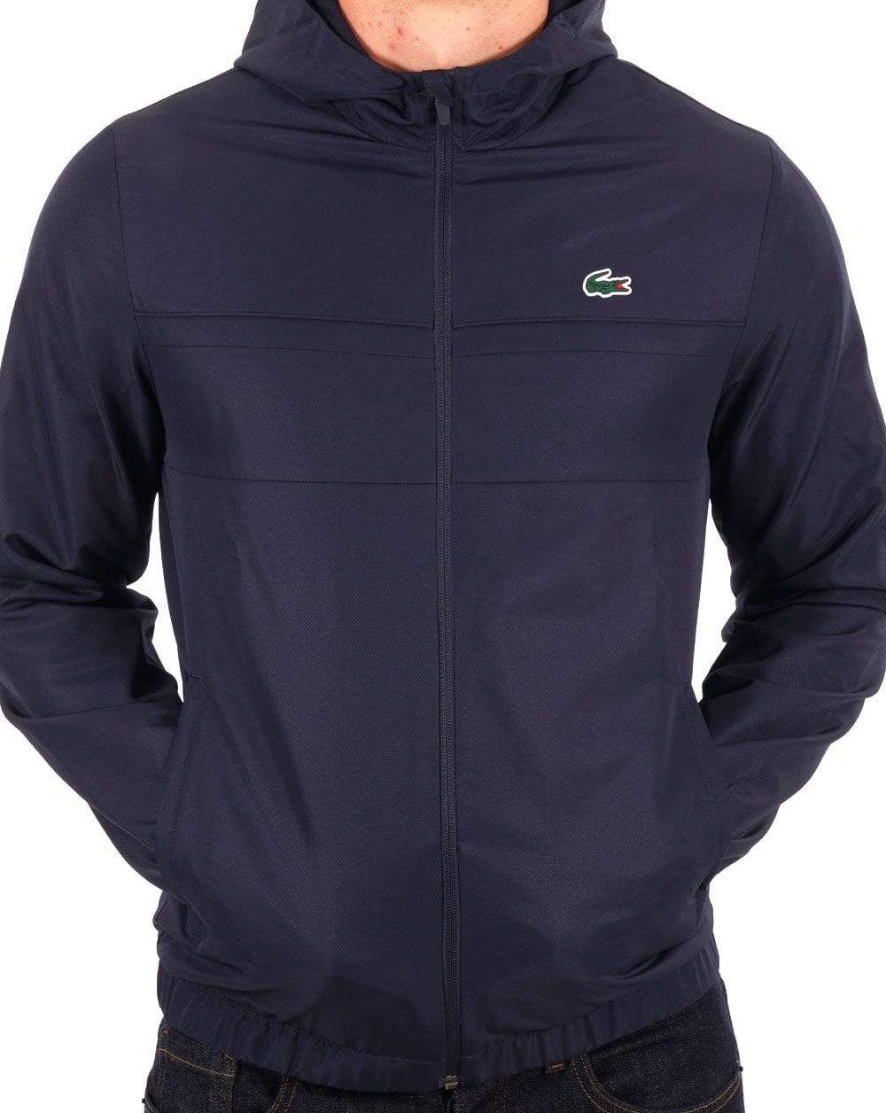 Lacoste Sport Hooded Jacket Navy