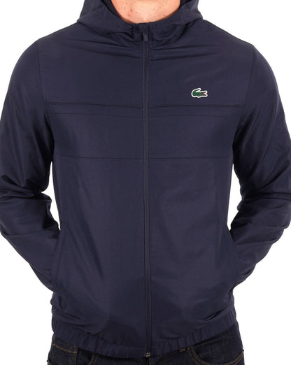 Lacoste Sport Hooded Jacket Navy