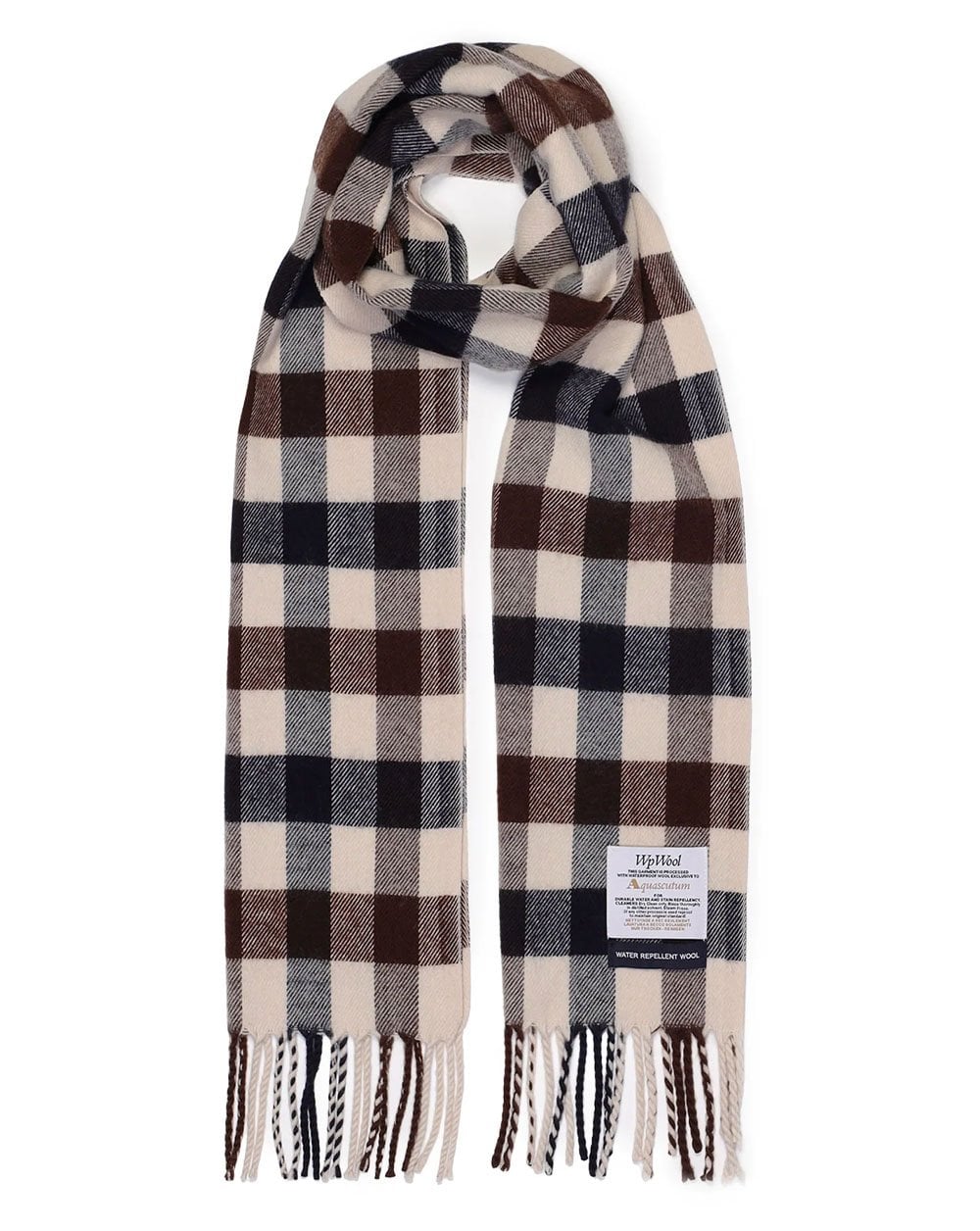 Aquascutum Club Check Scarf Macro Check