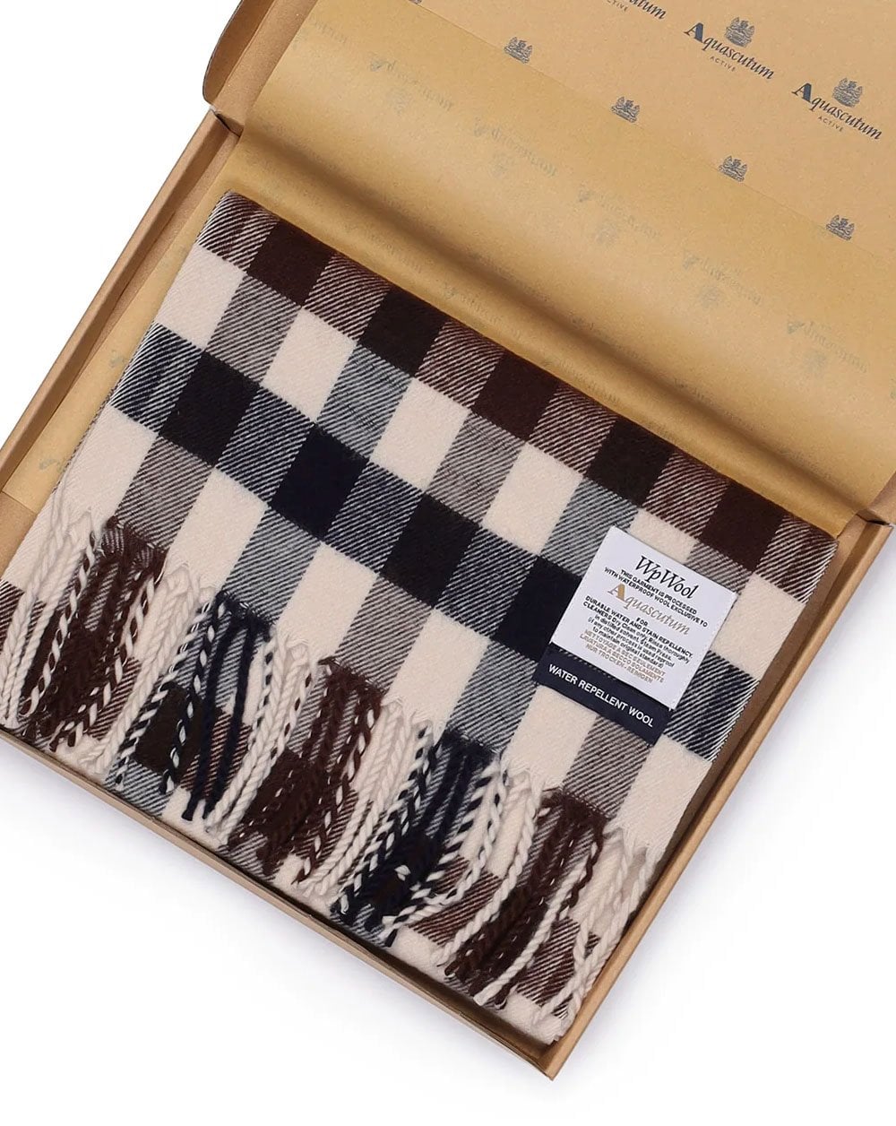 Aquascutum Club Check Scarf Macro Check