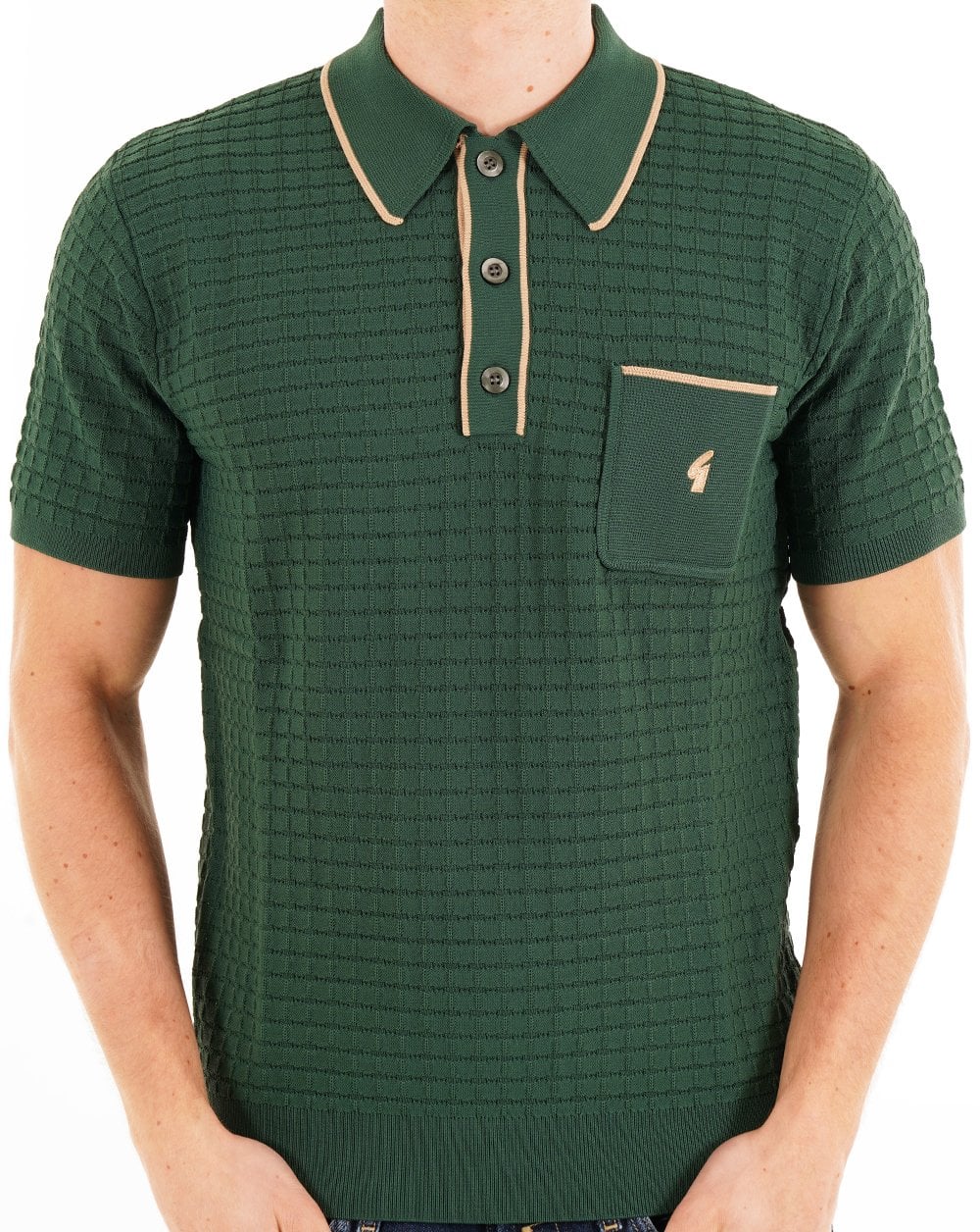 Gabicci Vintage Roy Archive Polo Green