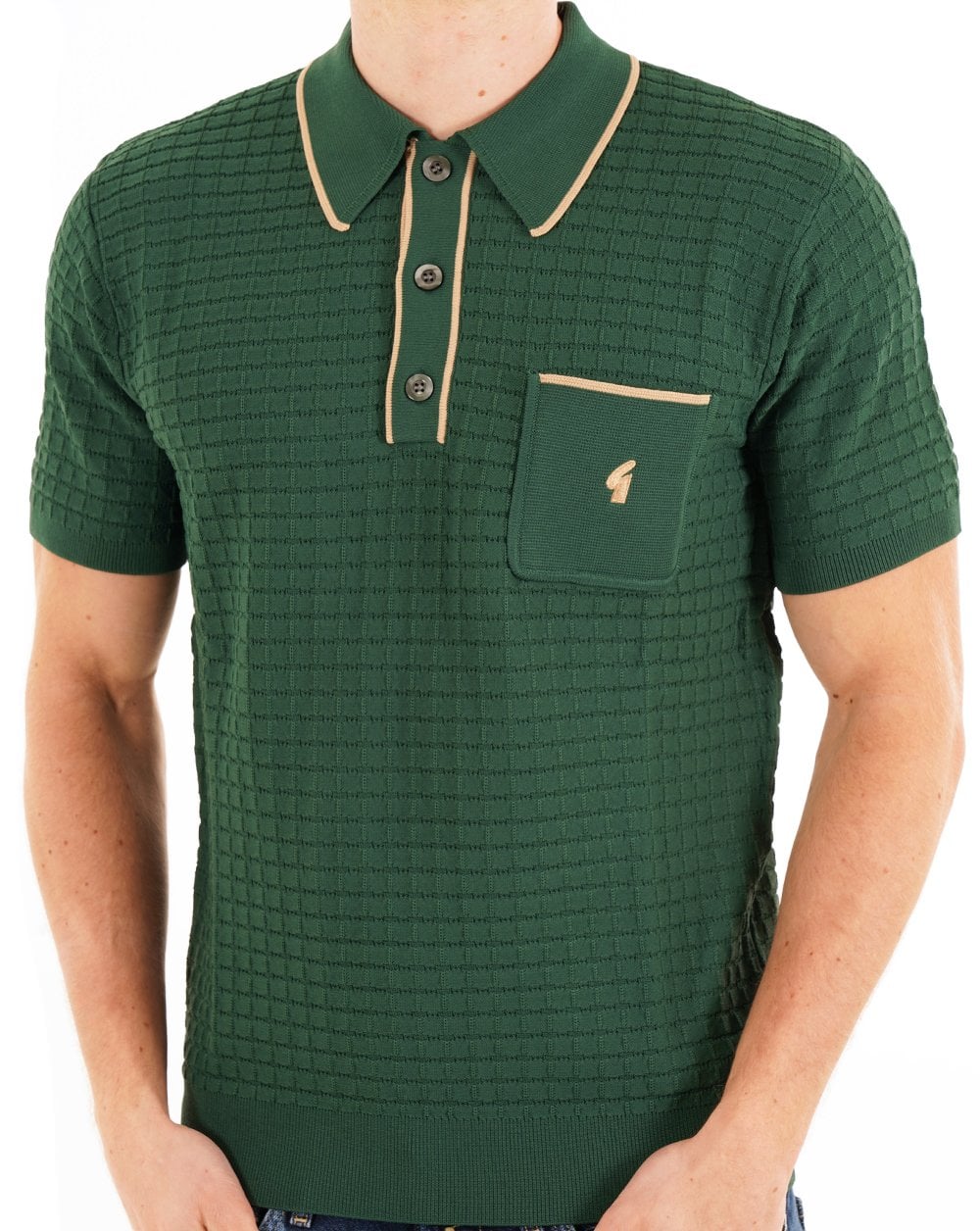 Gabicci Vintage Roy Archive Polo Green
