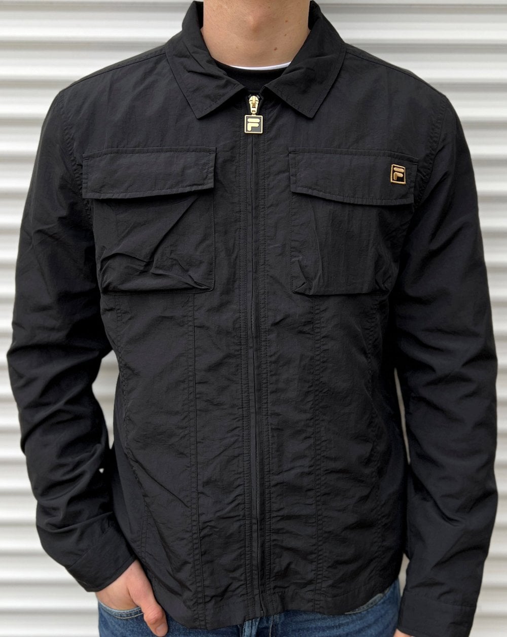 Fila Gold Kasa Over Shirt Black