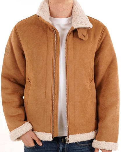 Pretty Green Ashcroft Flight Jacket Taupe