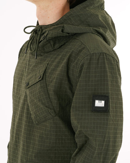 Weekend Offender Grohl Overhead Jacket Dark Green