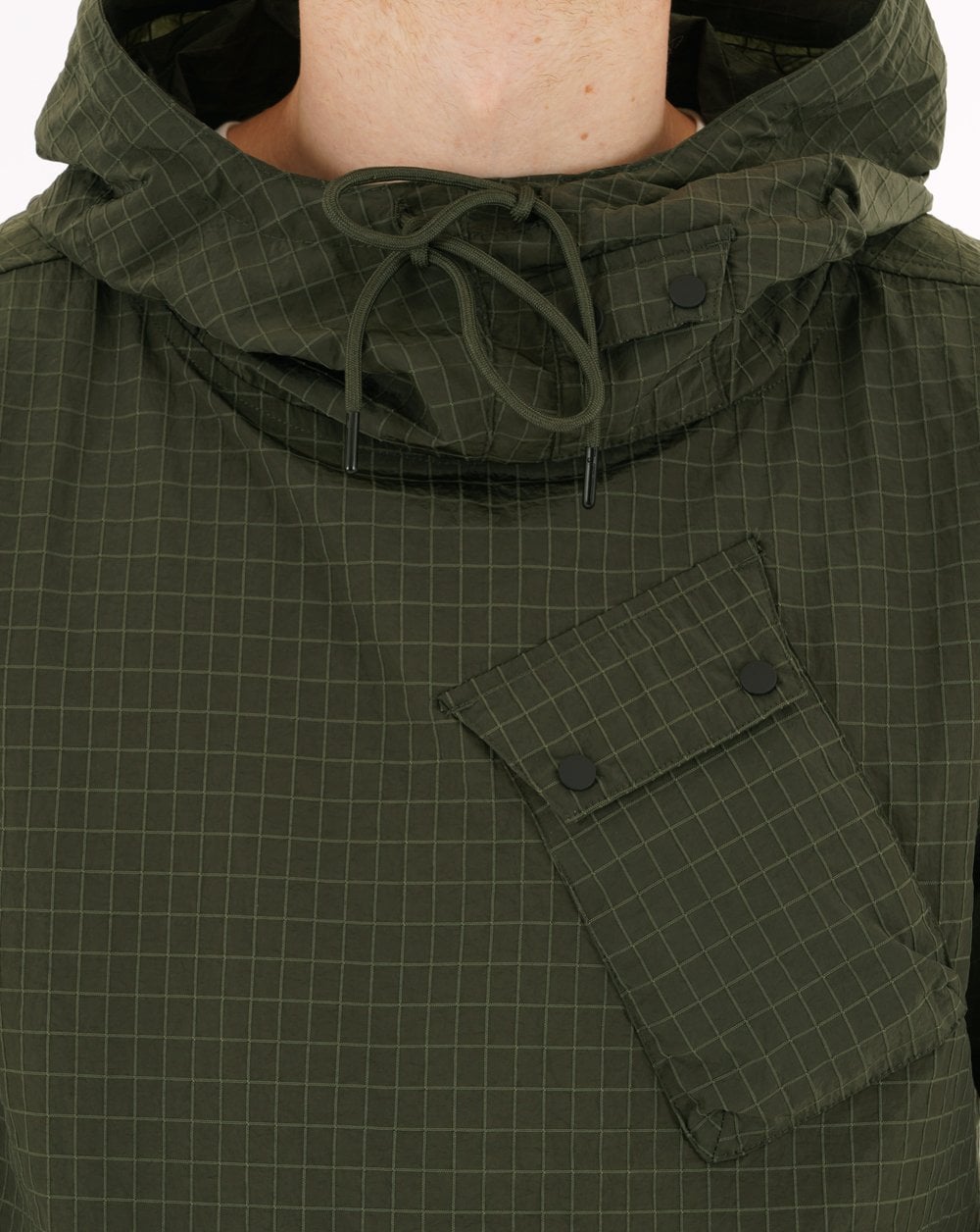 Weekend Offender Grohl Overhead Jacket Dark Green