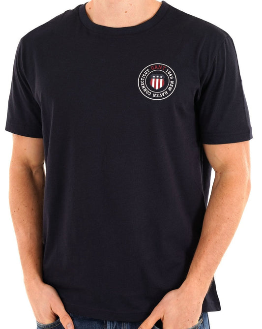 Gant Graphic T-shirt Navy Blue