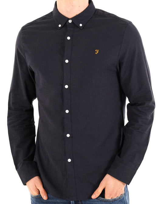 Farah Milners Shirt True Navy Marl