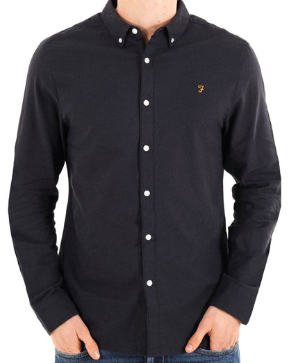 Farah Milners Shirt True Navy Marl