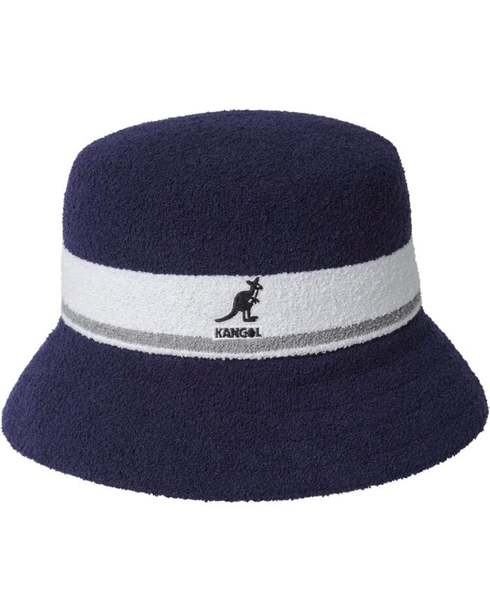 Kangol Bermuda Stripe Bucket Hat Navy