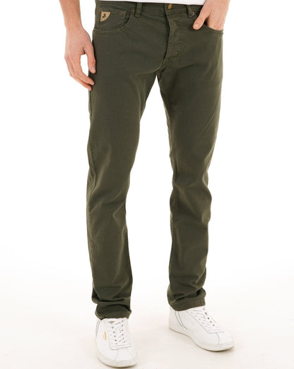 Lois Terrace Cotton 5 Pocket Jeans Dark Green