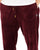 Fila Vintage Eddie Velour Track Pants Burgundy