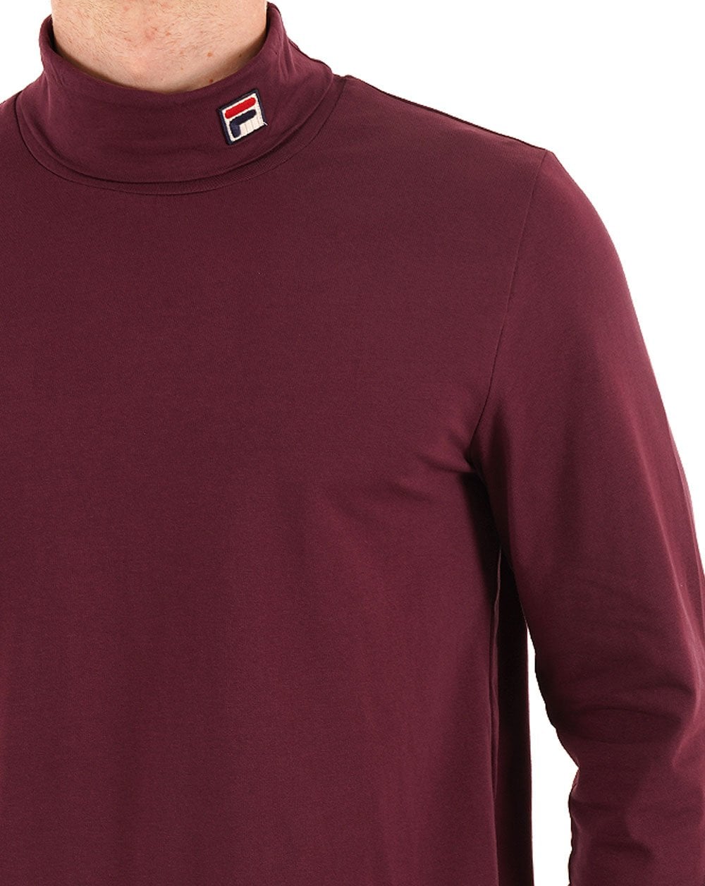 Fila Vintage Roll Neck Dark Claret