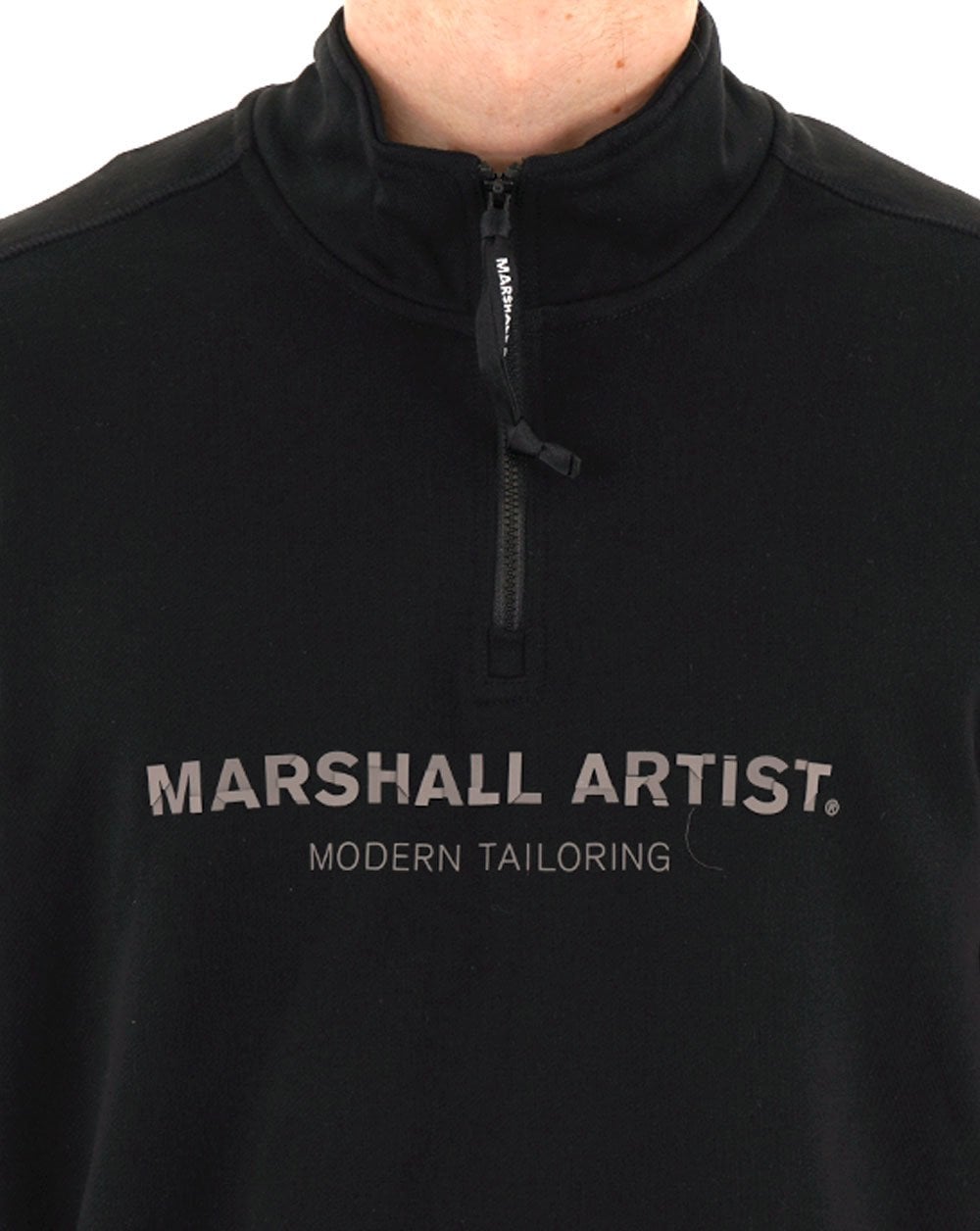 Marshall Artist Microsphere 1/4 Zip Sweat Black